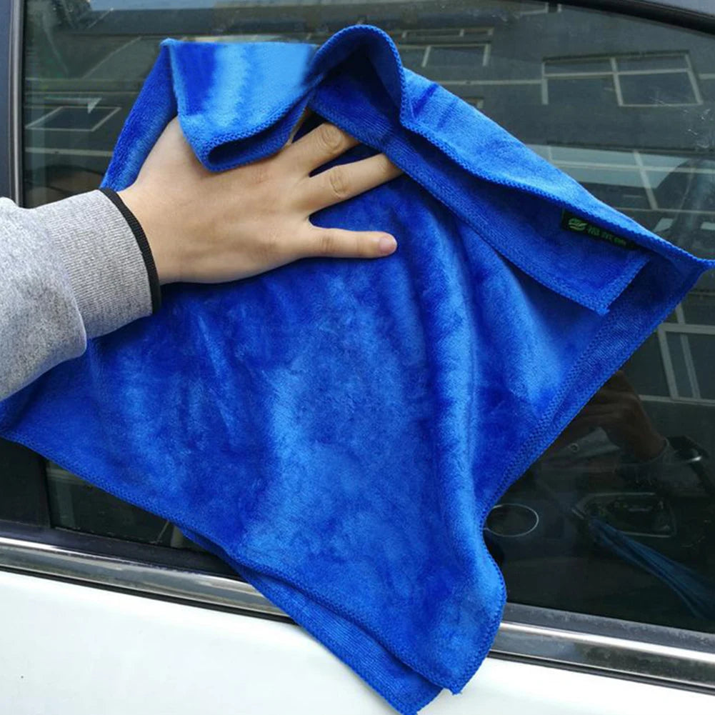 Microfiber Fiber Towel Thickened Car Cleaning Towel Quick Dry Car Wash Cloths Auto Detailing Towels for Auto Valeting Waxing