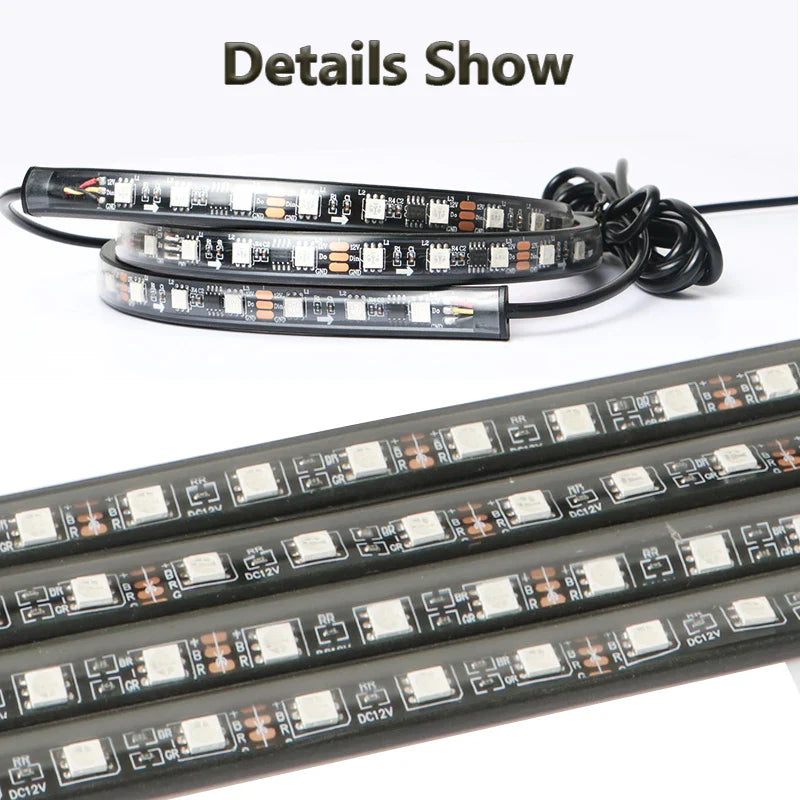 Car Charssis Flexible LED Strip Light LED Underbody Remote