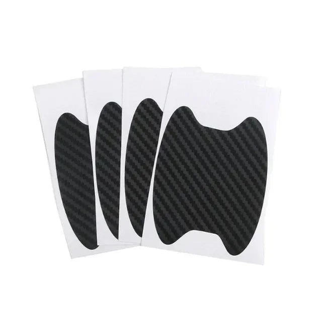 4PCS Car Door Handle Protective Film Carbon Fiber Stickers Scratch Resistant Covers Exterior Car Stickers for Cars Accessories