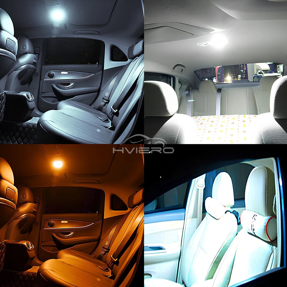1pc T10 W5w Cob 24SMD 36SMD 48SMD Car Led Clearance License Panel Lamp Auto Interior dome Reading Bulb Trunk Festoon Light white
