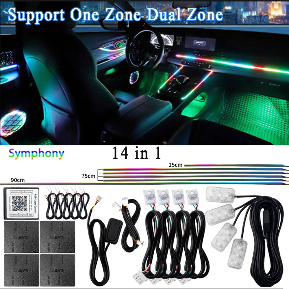 EliteRide AmbientGlow™ – Interior LED Lighting Kit