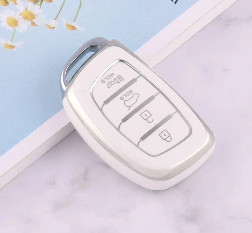 3 4 Button TPU Car Smart Key Case Cover