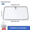 Car UV protection, front windshield, foldable sunshade, summer protection items, car heat insulation and preservation function