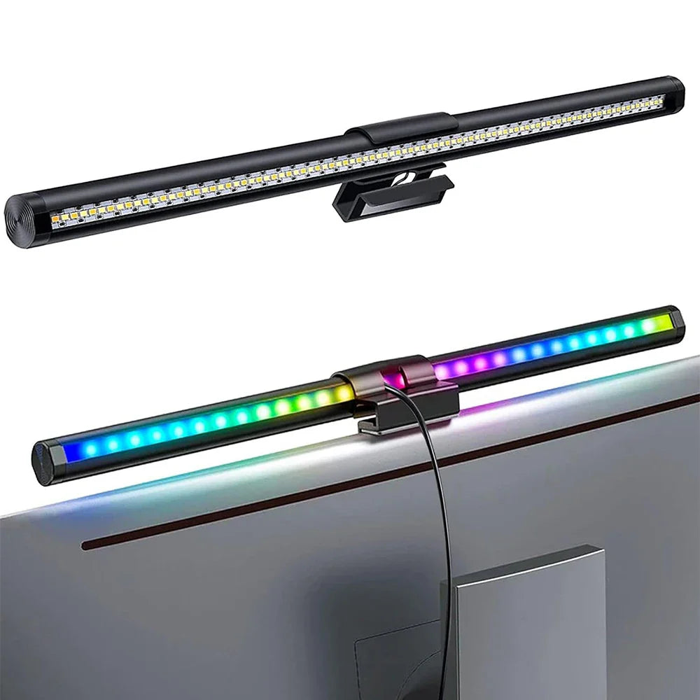 Monitor Light Bar Eye-Care Stepless Dimming Lighting Table Lamp for Work/Gaming