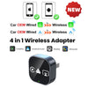 2026 4in1 New Upgrade Carplay Adapter Wireless Android Auto Mirror Link Smart MiNi AI Box USB Plug and Play Auto Connect WiFi