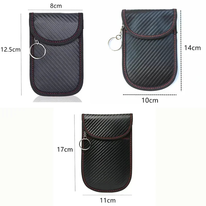 Faraday Key Fob Pouch  RFID Signal Blocking Anti-Theft Car Key Case