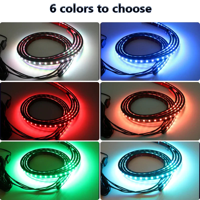 Car Charssis Flexible LED Strip Light LED Underbody Remote