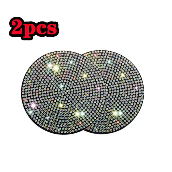 Diamond Car Coaster Water Cup Slot Non-Slip Mat