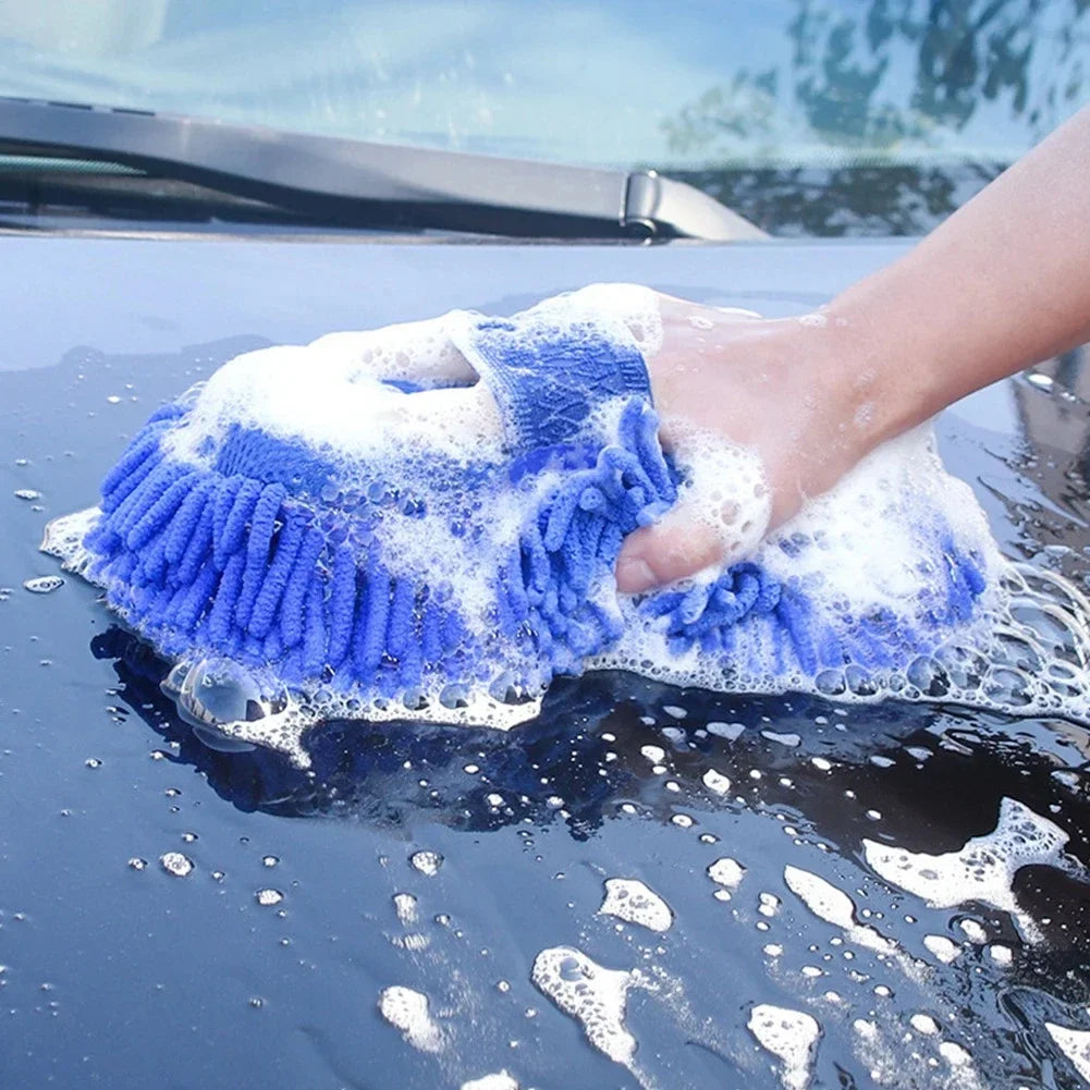 Ultra Fine Fiber Car Wash Machine Sponge Brush Cleaning Car Care Details Brush Washing Towels Car Gloves Styling Accessories
