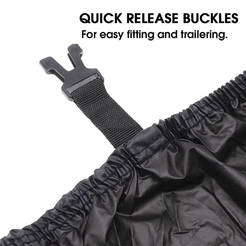 Yacht Boat Cover 11- 22FT Barco Boat Cover Anti-UV Waterproof Heavy Duty 210D Marine Trailerable Canvas Boat Accessories