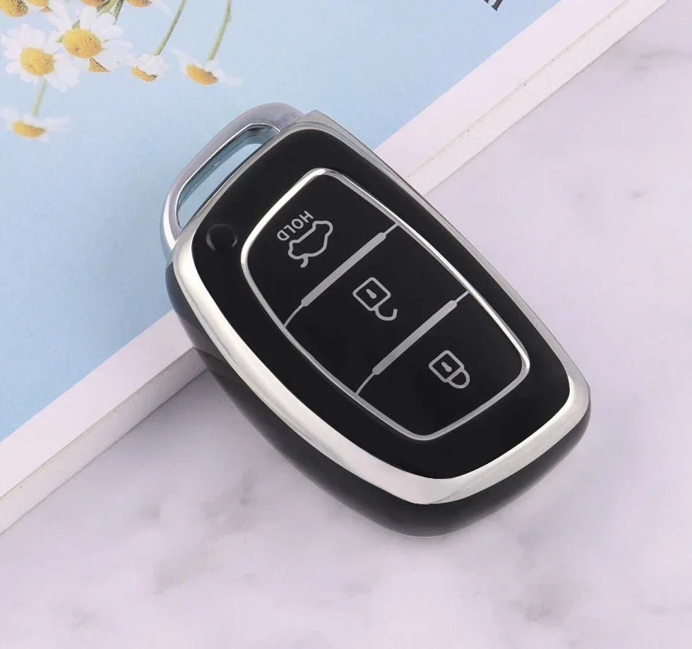 3 4 Button TPU Car Smart Key Case Cover