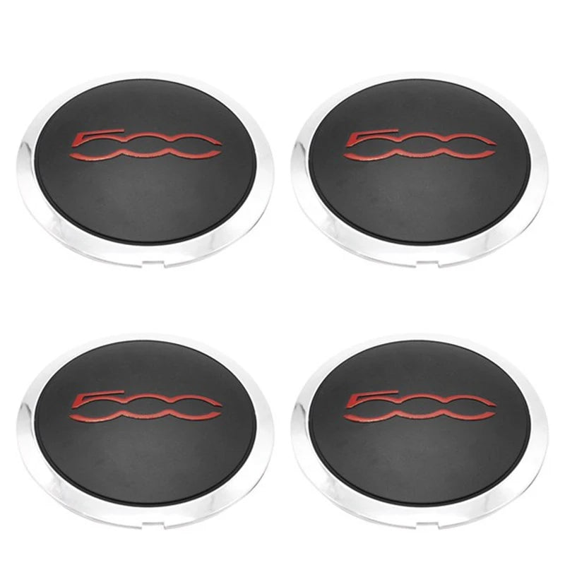 4/2/1Pc Car Wheel Center Hub Cap Wheel For Fiat 500 S Sport GT Alloy Wheel Cover Centre Cap Trim 51939747 Car Accessories