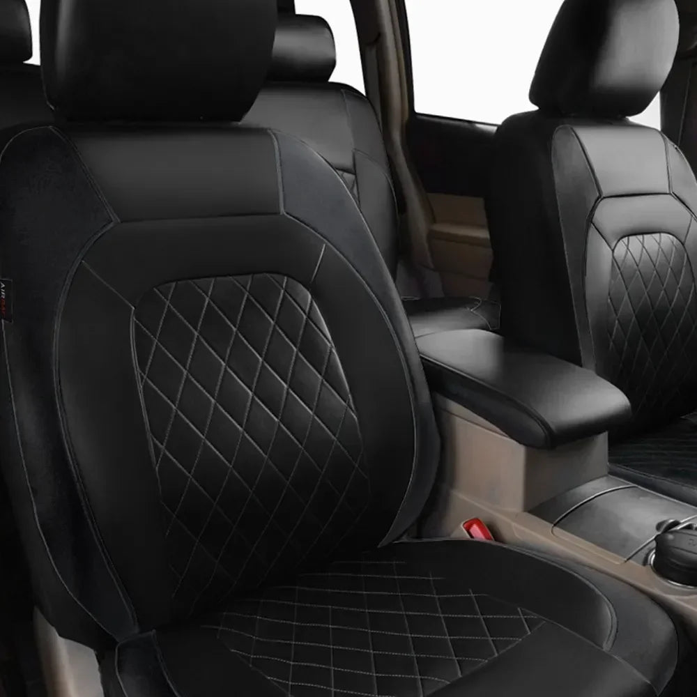 Universal Car Seat Cover PU Leather Car Seat Cushion Full Surround Protective Pad