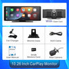 Wireless Portable Carplay Screen for Car 10.26Inch Carplay & Android Auto Car Touch Stereo, with Dash Cam, Backup Camera