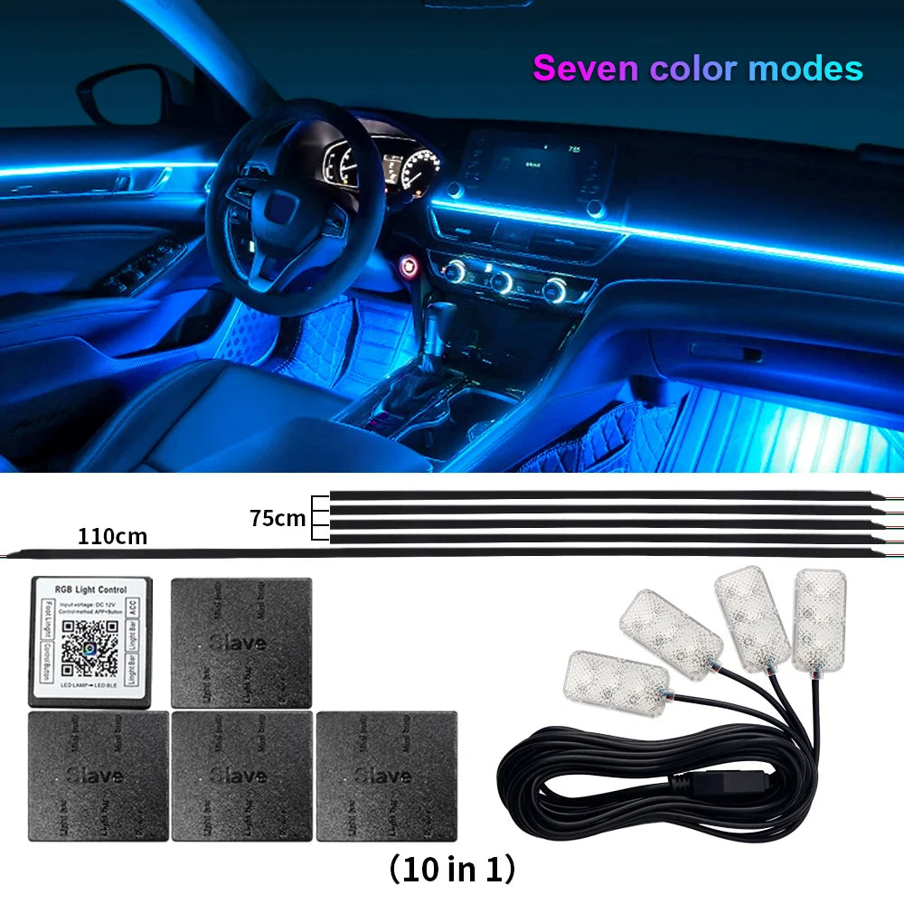EliteRide AmbientGlow™ – Interior LED Lighting Kit