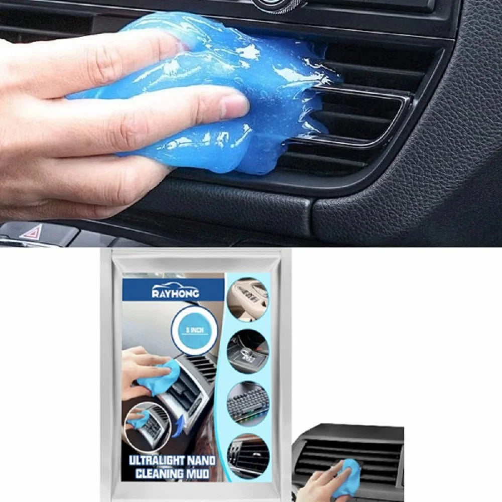Car Dust Cleaning Mud Glue Car Interior Air Vent Dashboard Cleaning