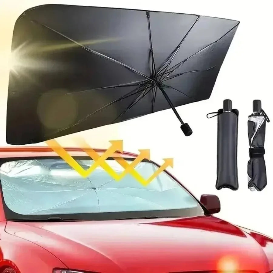 EliteRide™ ThermalGuard X — واقي شمس فاخر متعدد الطبقات لحماية فائقة من الحرارة