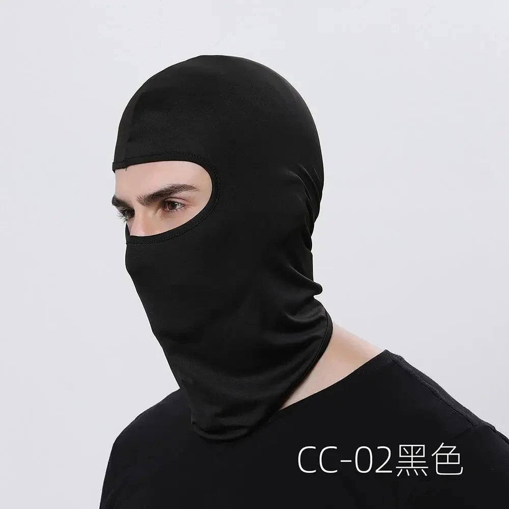 Balaclava Motorcycle Face Mask Moto Helmet Bandana Hood Ski Neck Full Face Mask Windproof Dustproof Face Shield Men's Biker Mask