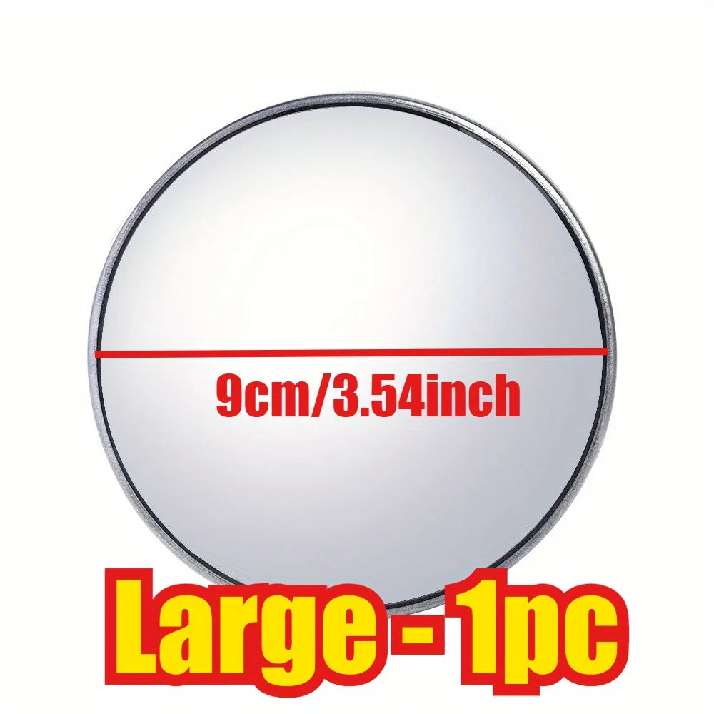 1PC Side Mirrors for Truck Car Blind Spot Mirror Round Convex Wide Angle Waterproof Baby Auto Rear View Mirrors Accessories