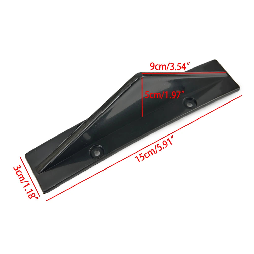 4pcs Car Rear Bumper Lip Diffuser Splitter Spoiler Scratch Protector Fin Trim Caps Universal Exterior Accessory For 300