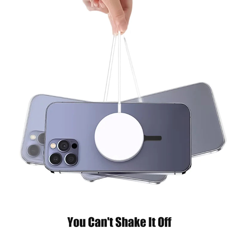 3/5 PC Metal Ring Plate for Magsafe Accessories for iPhone 14 15 Magnetic Mobile Phone Holder Car Wireless Charger Iron Sheet