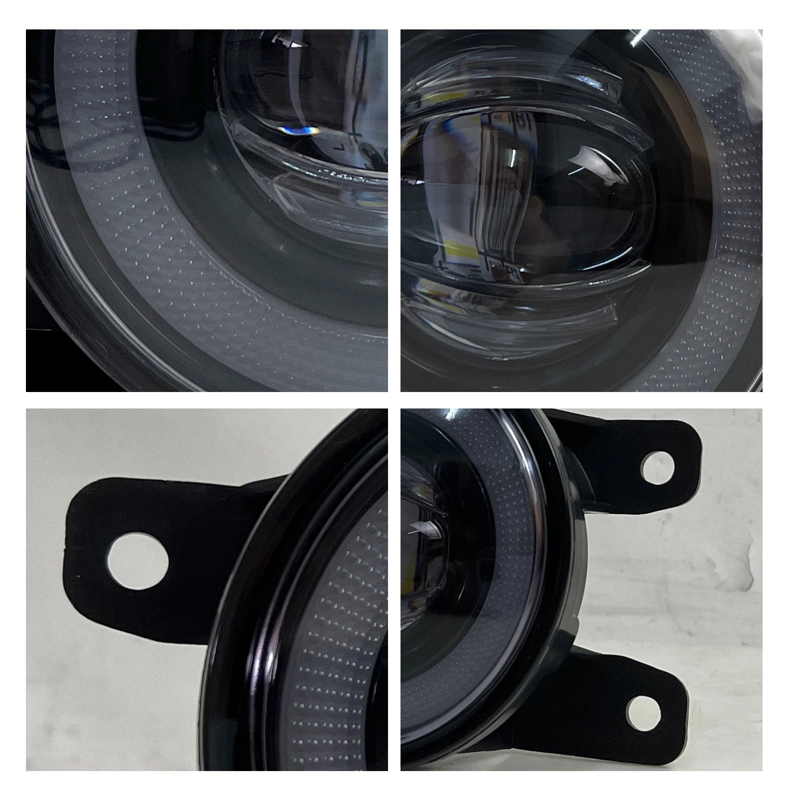 Car Parts Angel Eye Fog Lights – Dynamic Daytime Running Lights with LED Bulb