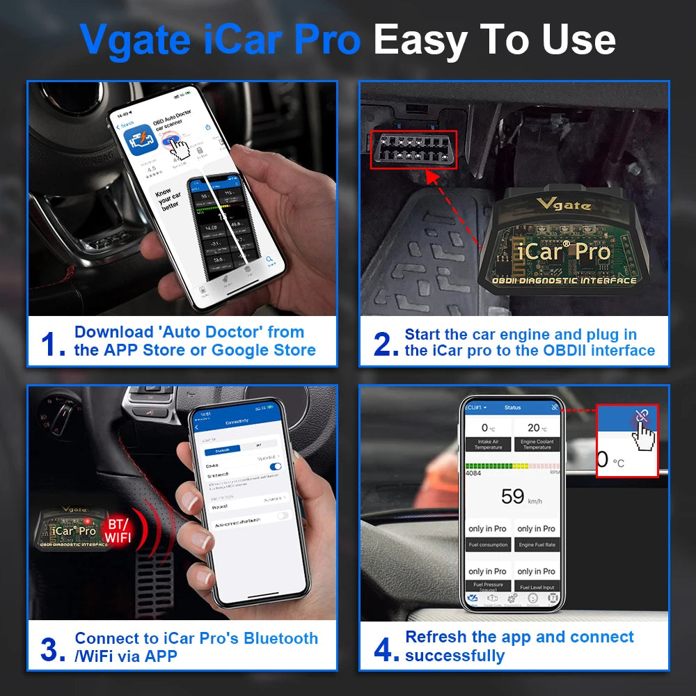 OBD2 Scanner – Smart Car Diagnostic Tool for iPhone & Android