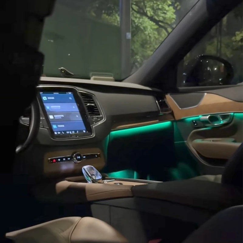 Ouchuangbo Ambient ambiance Light For Volvo XC90 2015-2021 Atmosphere ambiental lighting Backlight Dynamic Mood Light Decoration