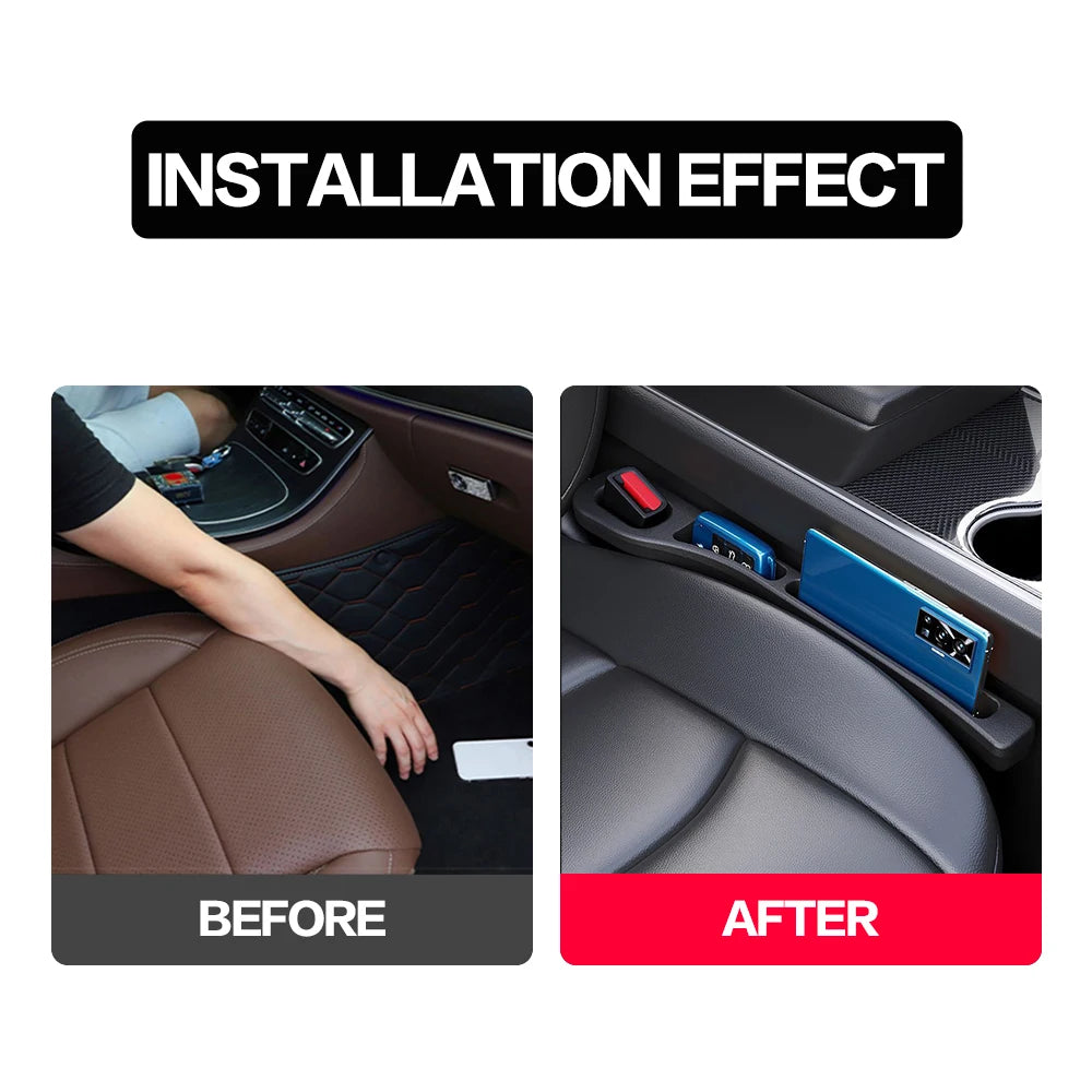 Car Seat Gap Filler (2PCS)  Interior Crevice Organizer & Drop Stop