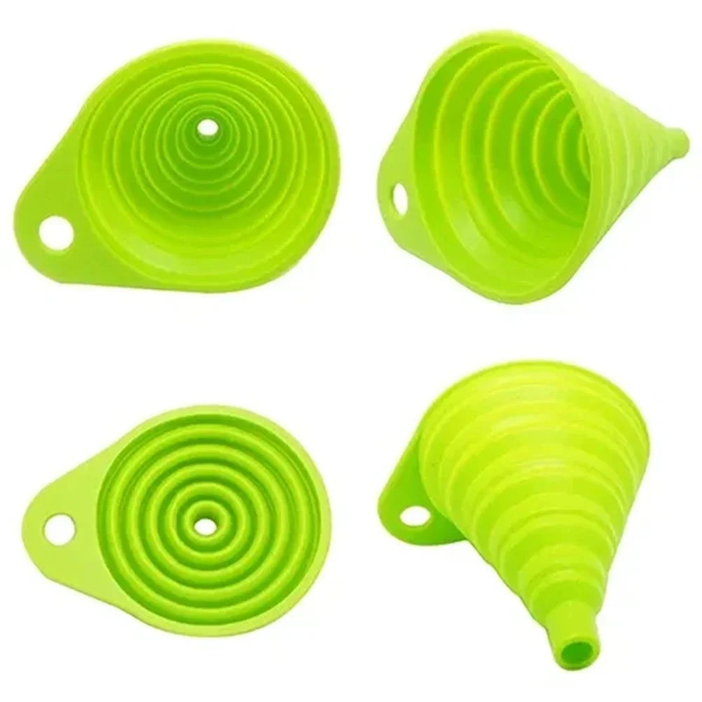 1 Foldable Funnel, Foldable Portable Funnel Suitable for Fuel Funnel, Beer Oil, Kitchen Accessory Tools