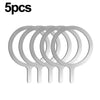 3/5 PC Metal Ring Plate for Magsafe Accessories for iPhone 14 15 Magnetic Mobile Phone Holder Car Wireless Charger Iron Sheet
