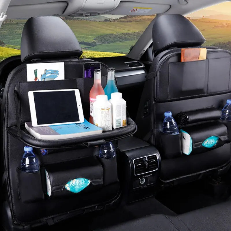 Car Seat Back Organizer with Foldable Table try
