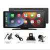Wireless Portable Carplay Screen for Car 10.26Inch Carplay & Android Auto Car Touch Stereo, with Dash Cam, Backup Camera