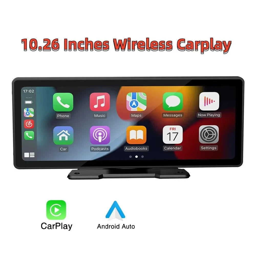 Wireless Carplay Screen for Apple Or Android