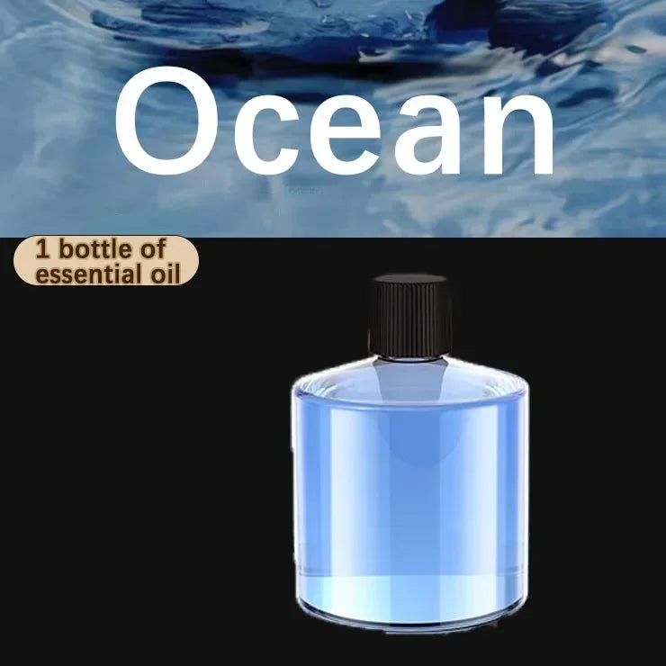 Smart Car Air Freshener Rechargeable Aroma Diffuser 5 Levels of Adjustable