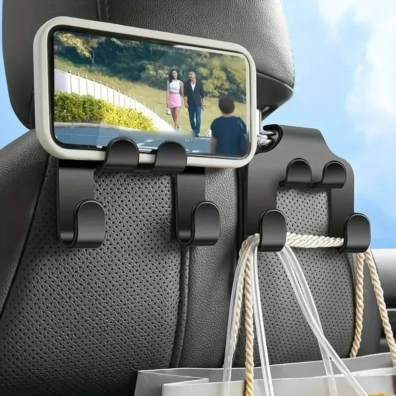 Car Back Seat Phone Holder Headrest Mount Hanging Stand for Rear Seat