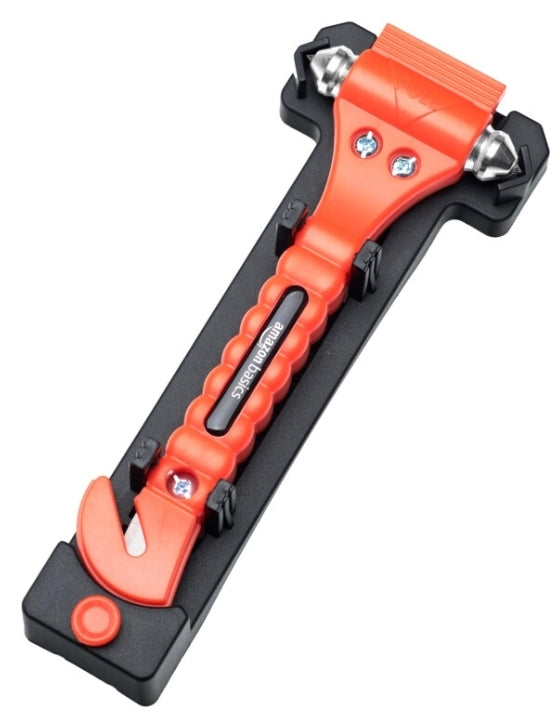 Amazon Basics Emergency Seat Belt Cutter and Window Hammer - 2-Pack