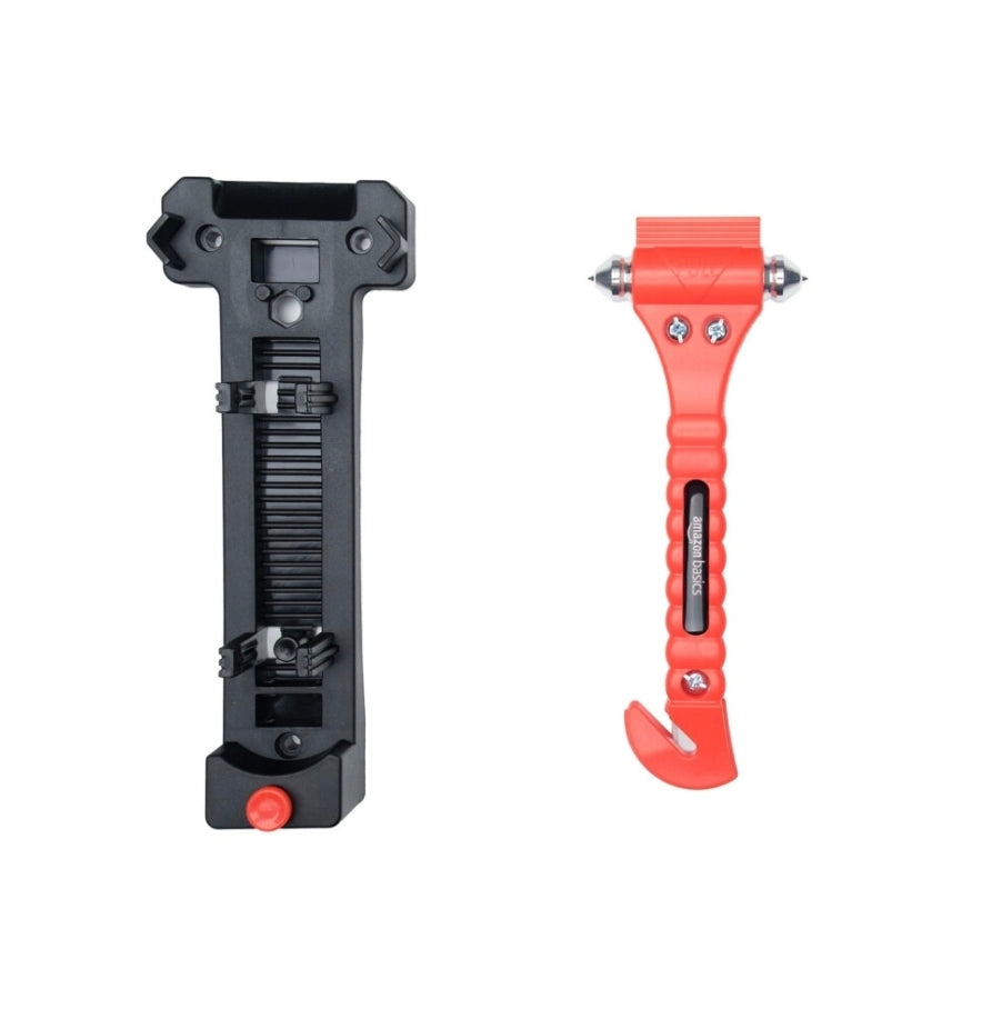 Amazon Basics Emergency Seat Belt Cutter and Window Hammer - 2-Pack