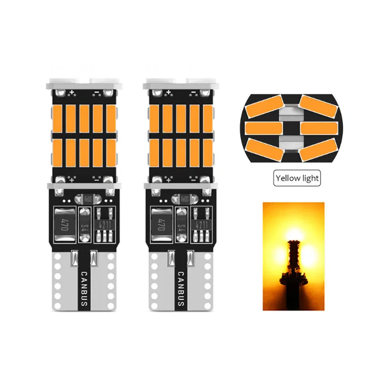 2pcs high power 4014 26SMD car LED