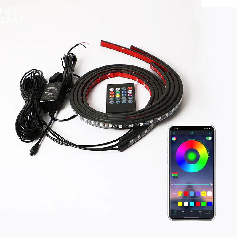 Car Charssis Flexible LED Strip Light LED Underbody Remote