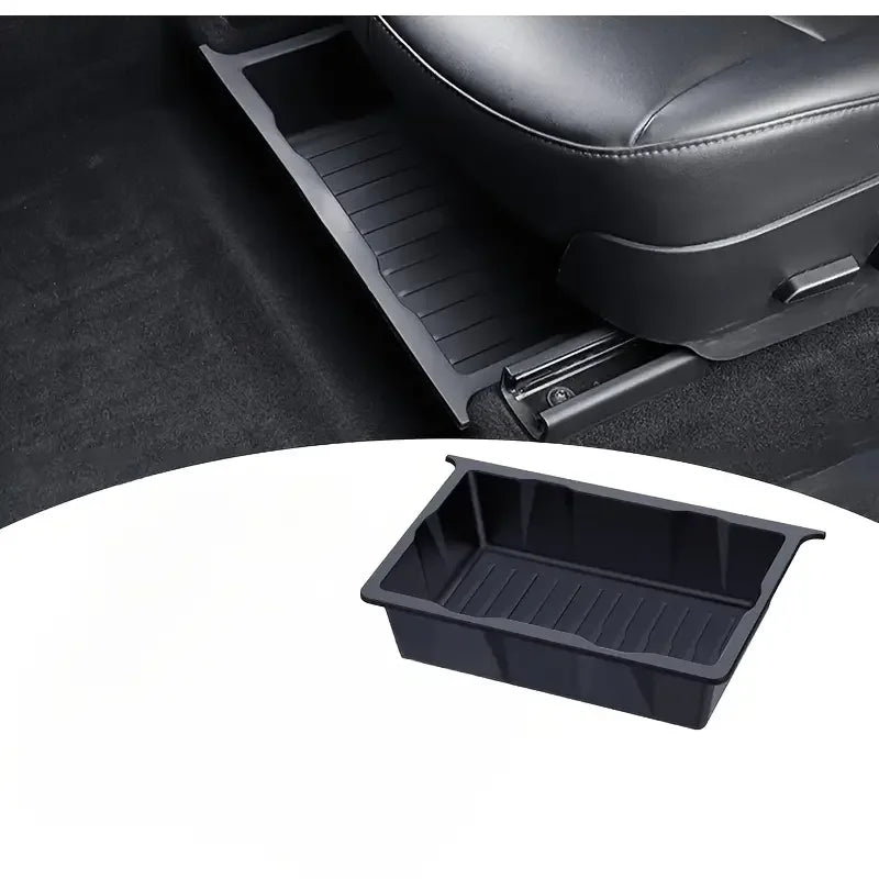Tesla Model Y Under Seat Storage Box Car Underseat Organizer Drawer