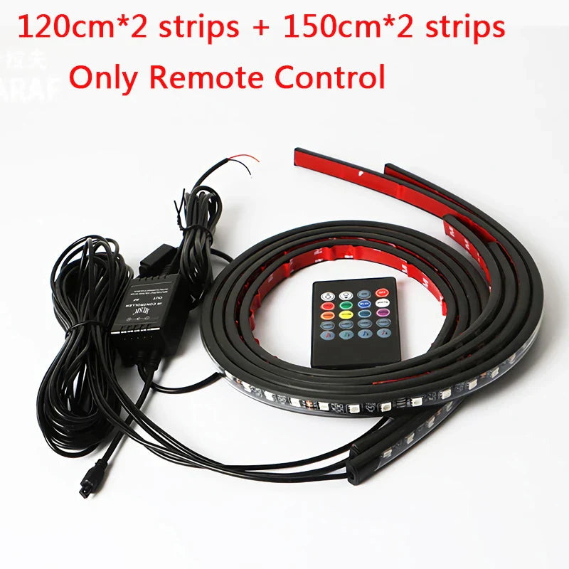 Car Charssis Flexible LED Strip Light LED Underbody Remote