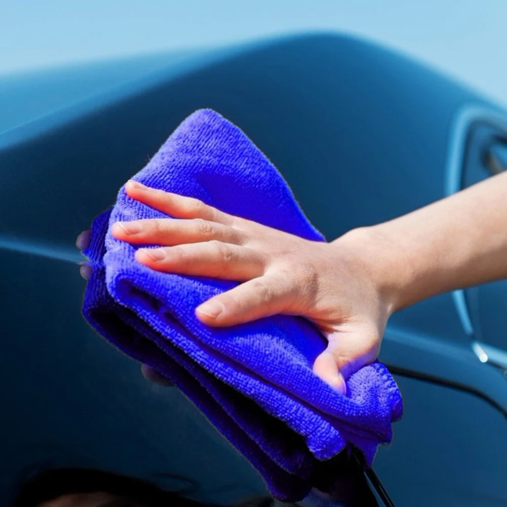 Microfiber Fiber Towel Thickened Car Cleaning Towel Quick Dry Car Wash Cloths Auto Detailing Towels for Auto Valeting Waxing