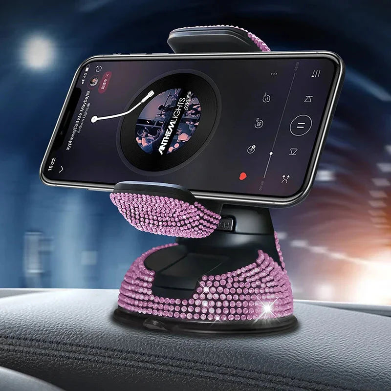 Diamond Cell Phone Holder for Car  Phone Mount