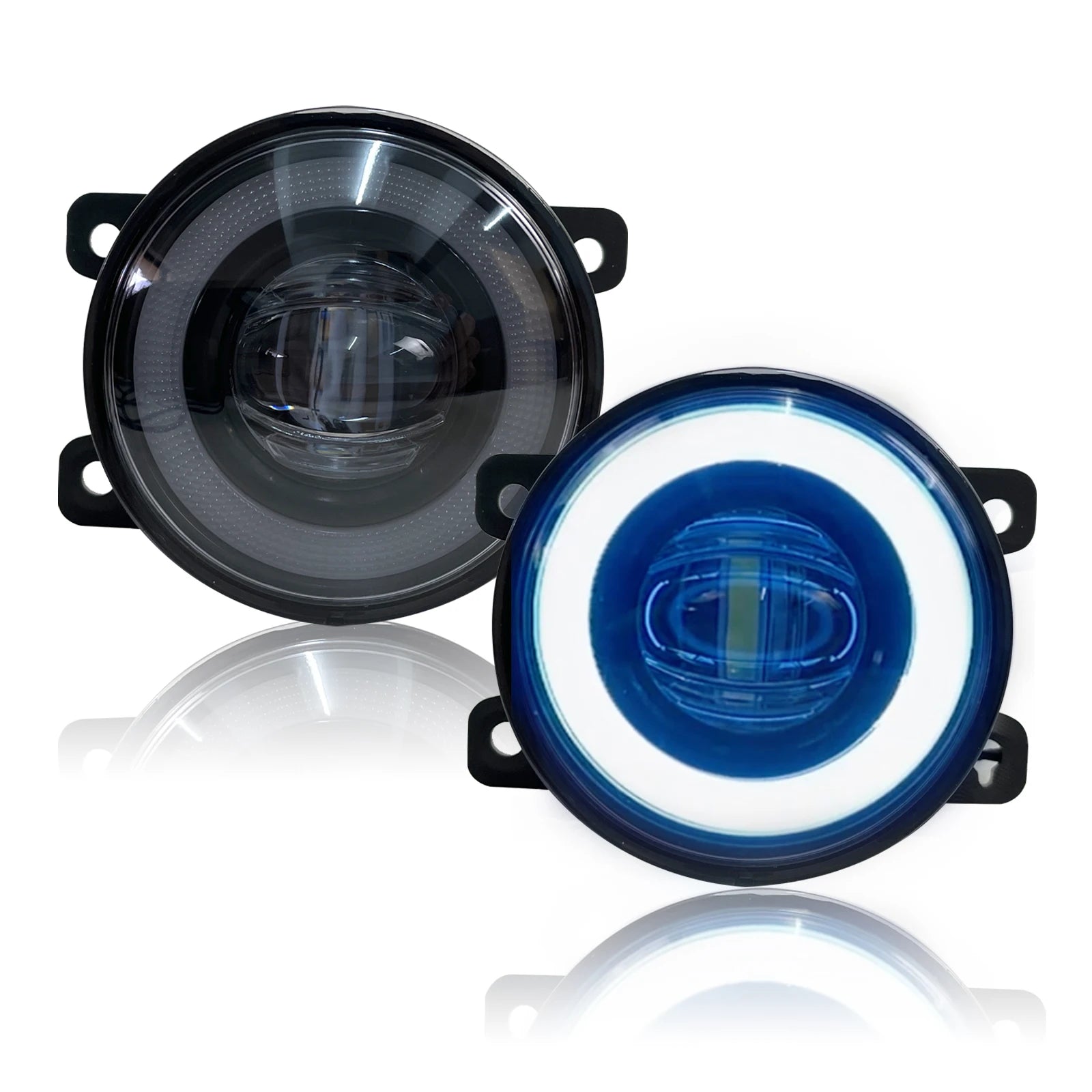 Car Parts Angel Eye Fog Lights – Dynamic Daytime Running Lights with LED Bulb