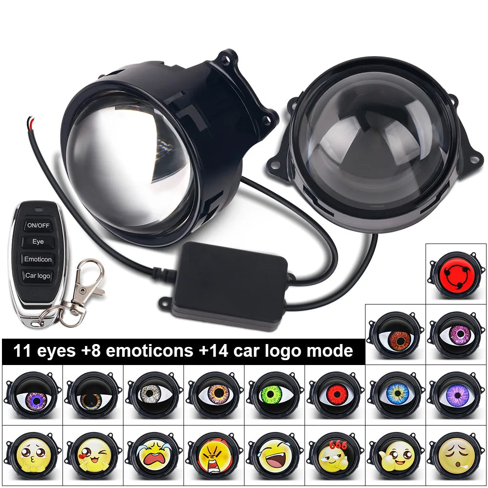 Cool Decoration Dynamic LED Car Headlights Devil Eye LED Car Light