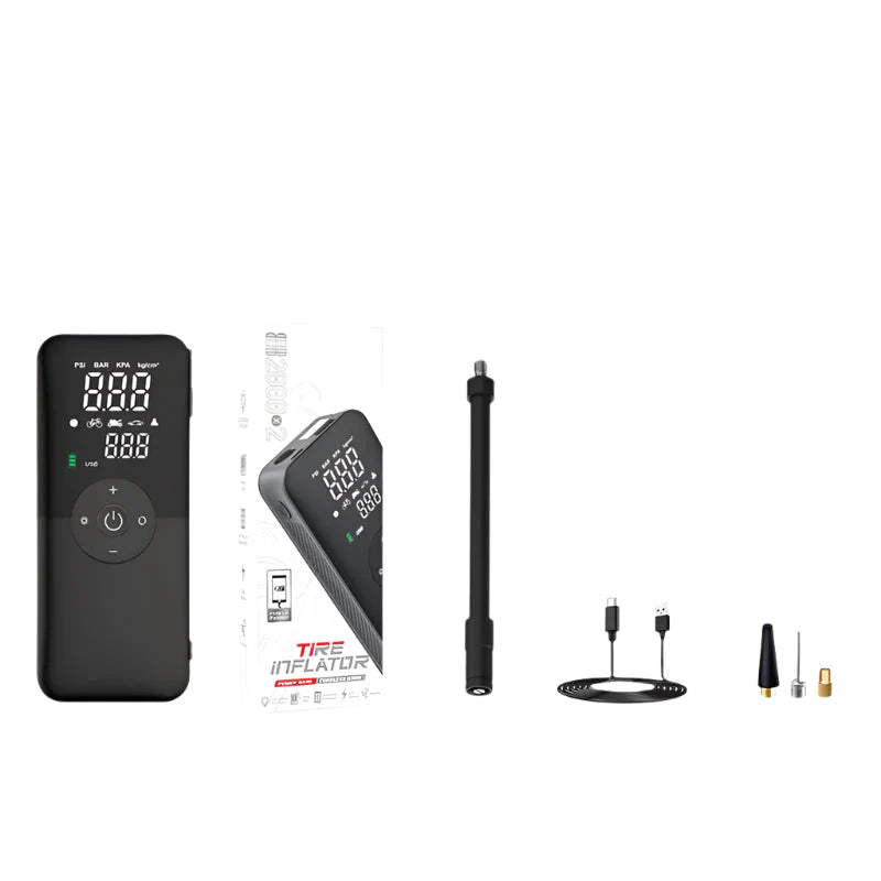 Rechargeable Air Pump Tire Inflator Portable Compressor Digital Cordless