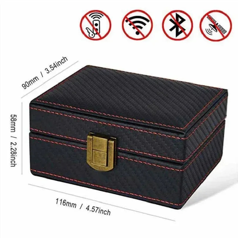 Faraday Box for Car Keys  RFID Signal Blocking Anti-Theft Key Fob Protector