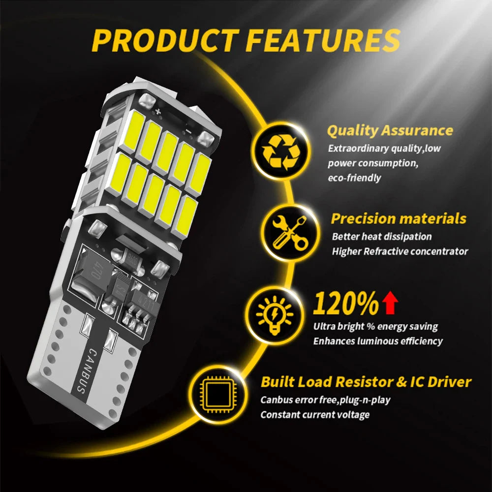 2pcs high power 4014 26SMD car LED