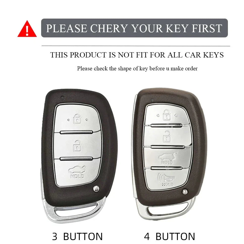 3 4 Button TPU Car Smart Key Case Cover
